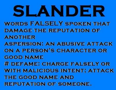 slander